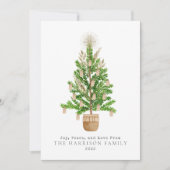 ボーホー マクラメ クリスマス ツリー (正面)