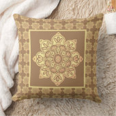 ボーホー メダリオン サン オン アース クッション (ブランケット)