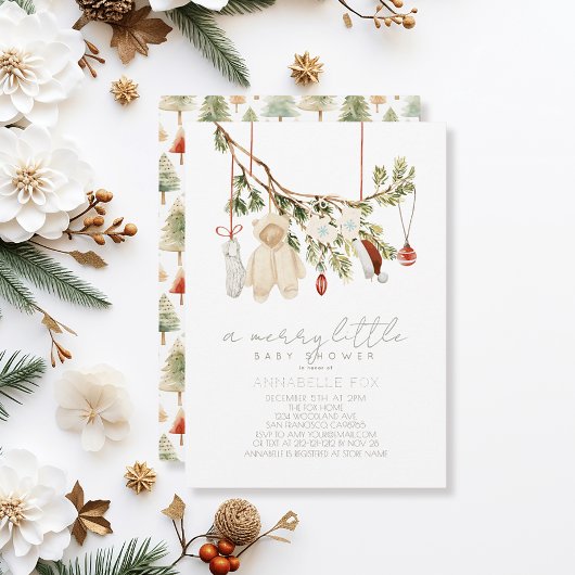 ボーホー メリー リトル ベイビー クローズ ラウンジ ベイビー シャワー 招待状