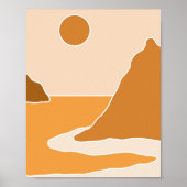 ボーホー モダン ウォールアート プリント (正面)