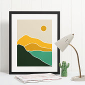 ボーホー モダン ウォールアート プリント