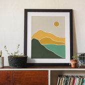 ボーホー モダン ウォール アート プリント