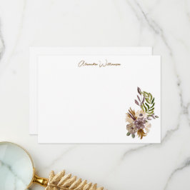 ボーホー ラスティック ネイチャー ボタニカル オーダーメイド ブライズシャワー サンキューカード