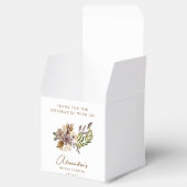 ボーホー ラスティック ネイチャー ボタニカル カスタム ブライダル シャワー フェイバーボックス (オープン)