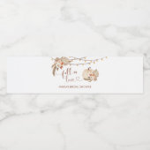 ボーホー ラスティック パンプキン 秋の恋 水ボトル ペットボトルラベル (シングルラベル)