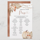 ボーホー ラスティック パンプキン 秋の恋 財布ゲーム (正面/裏面)