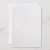 ボーホー ラスティック フラワーズ 多肉植物の挙式後のパーティー 招待状 (裏面)