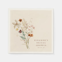 ボーホー ラスティック メドウ フラワーズ フローラル ブライダル シャワー