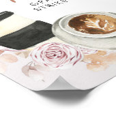 ボーホー ラブ は コーヒー中 フォトブース 看板 ポスター (角)