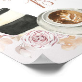 ボーホー ラブ アンド ブリューの ブライダル シャワー ゲスト ブック サイン (角)