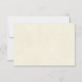 ボーホー ラベンダー ウェディング ブライダル シャワー RSVP カード (裏面)