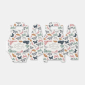 ボーホー リトル バタフライ ベイビー シャワー または 誕生日 フェイバーボックス (折り畳みなし)