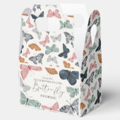 ボーホー リトル バタフライ ベイビー シャワー または 誕生日 フェイバーボックス (オープン)