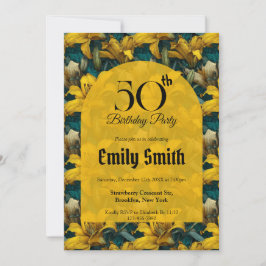 ボーホー リリー エイコー ガール バースデー パーティー 招待状