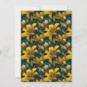 ボーホー リリー エイコー ガール バースデー パーティー 招待状 (裏面)