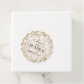 ボーホー リーフ フラワー ブライダル シャワー フェイバータグ (インサイチュ)