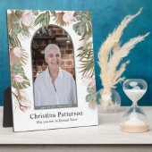 ボーホー リーブ イン ラビング メモリー フォト メモリアル フォトプラーク (側面)