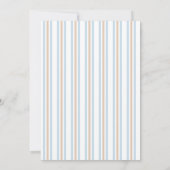 ボーホー レインボー ベイビー シャワー 招待状 (裏面)