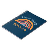 ボーホー レインボー 子どもの面白い発言 カスタム ノート  (左側)