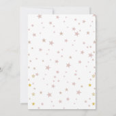 ボーホー レインボー 誕生日 招待状 (裏面)