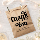 ボーホー レトロ オーダーメイド サンクス フェイバーバッグ (クリップ留めされた状態)