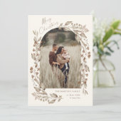 ボーホー ワイルドフラワー アーチ フォト クリスマス (スタンド正面)