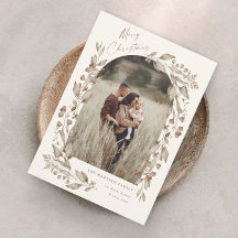 ボーホー ワイルドフラワー アーチ フォト クリスマス