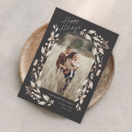 ボーホー ワイルドフラワー アーチ フォト クリスマス