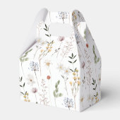 ボーホー ワイルドフラワー ブライダルシャワー フェイバーボックス (裏面サイド)