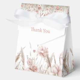 ボーホー ワイルドフラワー ベイビー シャワー フェイバーボックス