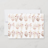 ボーホー ワイルドフラワー レスポンス カード (裏面)