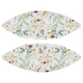 ボーホー ワイルドフラワー 水彩 春の花 アメリカンフットボール (パネル)