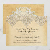 ボーホー ワイル・バーリアップ&レースのジプシー モダン モッズスタイル セーブザデート (正面/裏面)