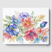 ボーホー ヴィブラント フラワーズ ゲストブック (裏面)