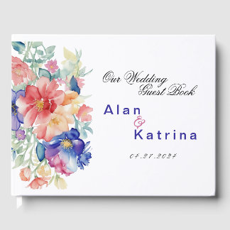 ボーホー ヴィブラント フラワーズ ゲストブック