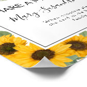 ボーホー 参列者用 思い出シェアカード 署名 ポスター (角)