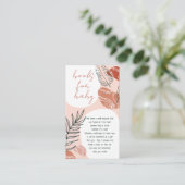 ボーホー Southwestern Desert ベイビーシャワーブック 赤ちゃんのための本 エンクロージャーカード (スタンド正面)