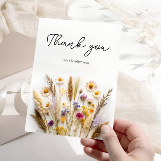 ボーホ ウィルダワーフロール サンクス カード