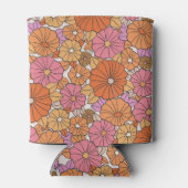 ボーホ スクリプト オークレ ピンク フラワー ブライダル シャワー カスタム 缶クーラー (裏面)