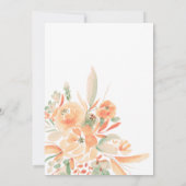 ボーホ テラクッタ ハンドペイント ブライズシャワー サンキューカード (裏面)