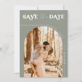 ボーホ フォト | 現代の Save the Date 招待状