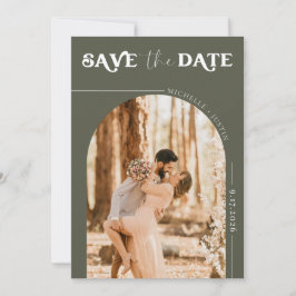 ボーホ フォト | 現代の Save the Date 招待状