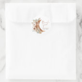 ボーホ フローラル オーバー ザ ムーン ありがとう ラウンドシール (バッグ)