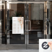 ボーホ ベージュとミントの価格リスト ウィンドウサイン (オフィスドア)