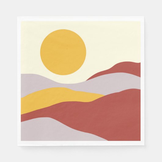 ボーホ ボヘミアンスタイル N4 スタンダードランチョンナプキン (正面)