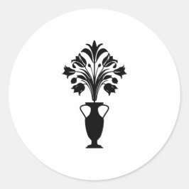 ボーホ ミッドセンチュリー フラワーポット ラウンドシール