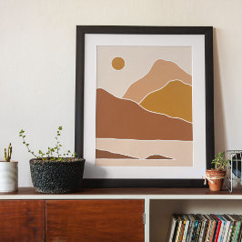 ボーホ モダン 壁アート プリント, バリューポスター 紙 ポスター