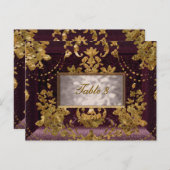 ボーマノワールビクトリアンペイジ表番号カード ポストカード (正面/裏面)