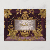 ボーマノワールビクトリアンペイジ表番号カード ポストカード (裏面)