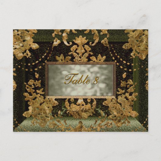 ボーマノワールビクトリアンミシュカ表番号カード ポストカード (正面)